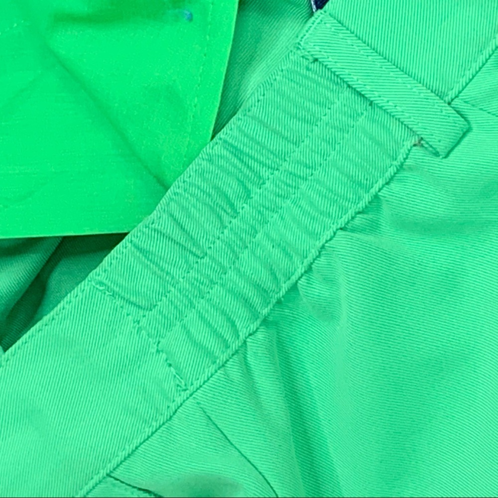 IZOD Golf X-Dry Bright Green Pleated Shorts NWT| 2 - Picture 7 of 9